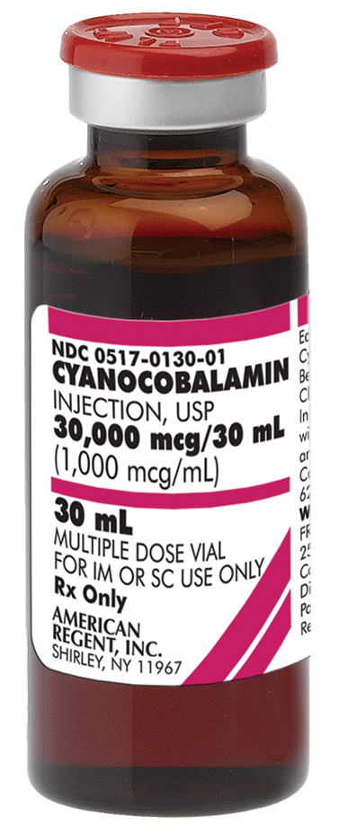 Cyanocobalamin 30Ml Vial 0130 01 23JUL2019